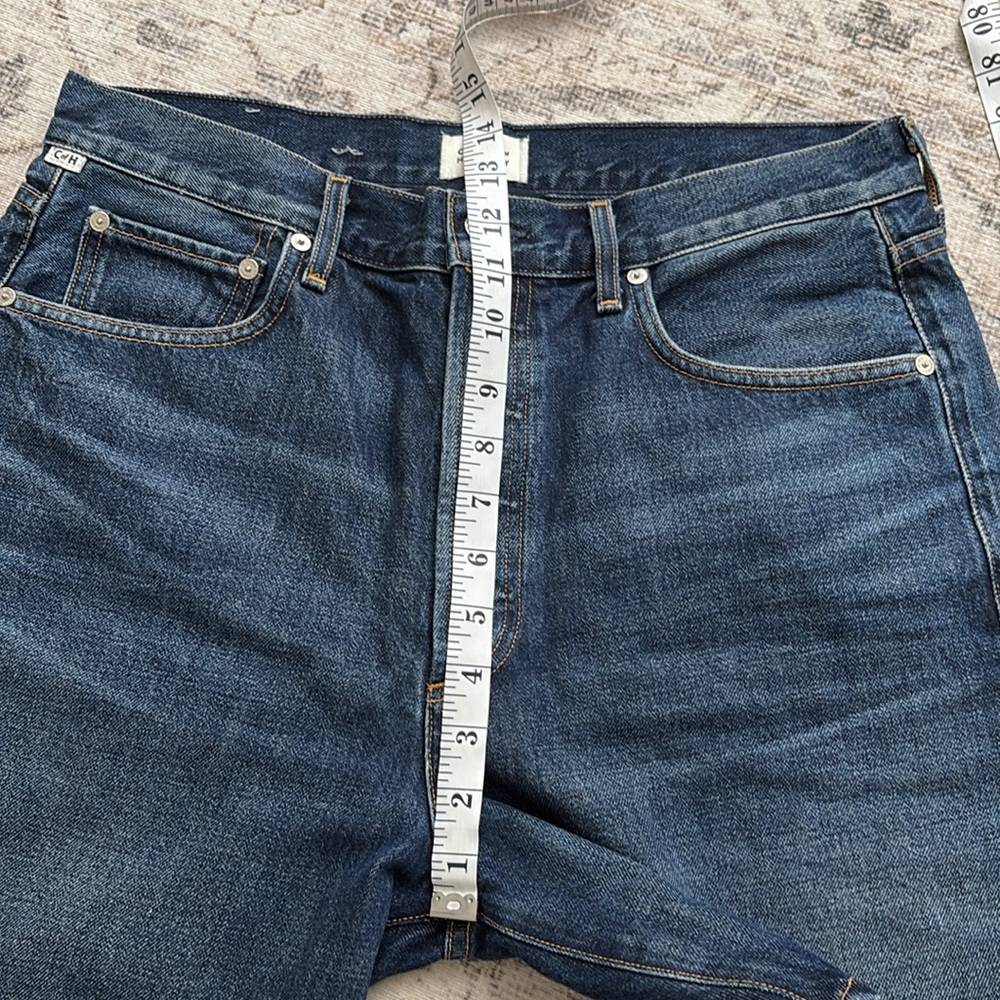 Citizens Of Humanity Camilla Long Loose 7” Denim Jean Shorts - Picture 10 of 11